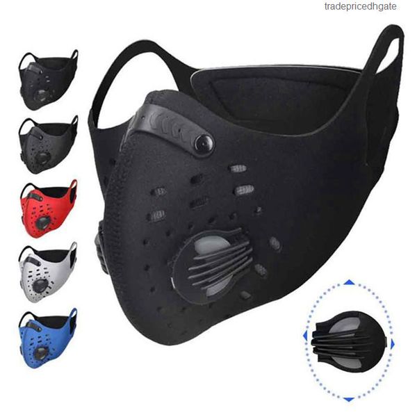 

running training face cycling adjustable sport pm2.5 anti-pollution activated carbon filter washable mask