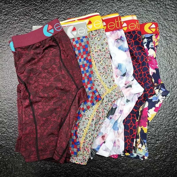 

street skateboard fashion underwear print vulnerable sports series rock men's hip hop elastic leggings quick drying ethika 126