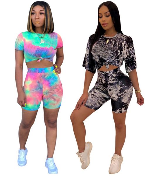 

set women tracksuits suit two jogger 2633 black piece summer t-shirt shorts sportswear pullover gradient outfits tee sweatsuits leg hmro