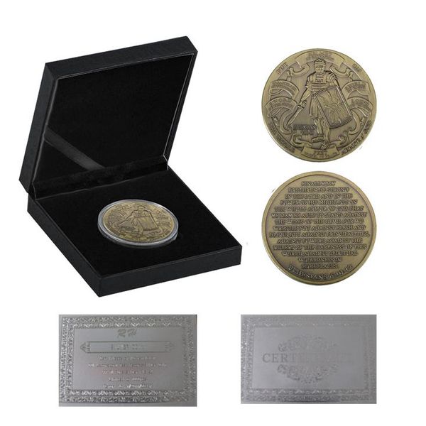 

rh вся броня божьей латунной латунью защита монеты творческие памятные монеты коллекционирование rh f wmtyrm