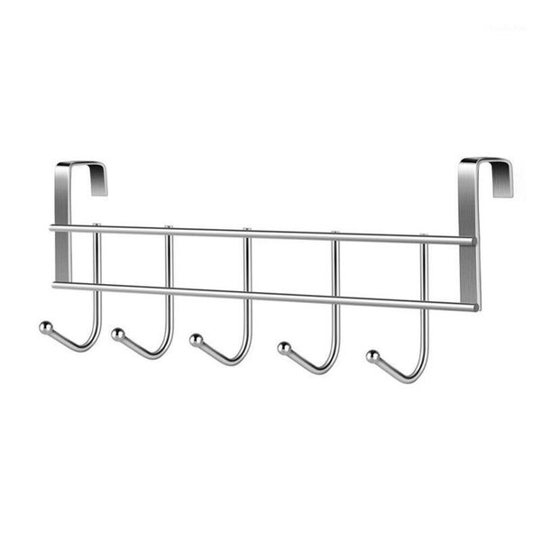 

multifunctional stainless steel hook hanging coat hook keychain kitchen bathroom storage box door rear1