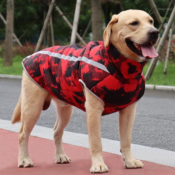 

outfits dog coat soft reflective strip pets clothing adjustable collar zipper closed fashion cold weather puppy warm winter1