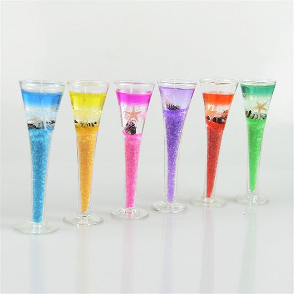 

свеча океана раковины со стеклянной чашкой ароматерапия бездымный свечащий рождественский подарок для ужина свадьба поставки bbylmh