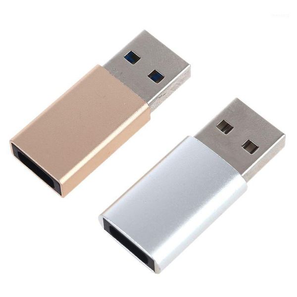 

usb male to type c female otg adapter converter type c cable u disk fan adapter1