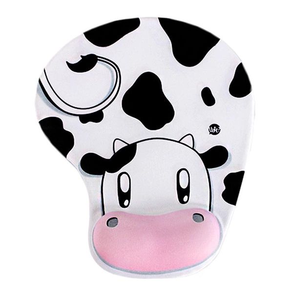 

mouse pads & wrist rests lovely animal cow pad non-slip memory foam comfort rest support skid resistance comfortable cartoon