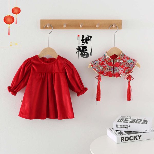 

chine girls' plush new winter 2020 children's red baby's first year drs cq011 8szx1m5m, Red;yellow