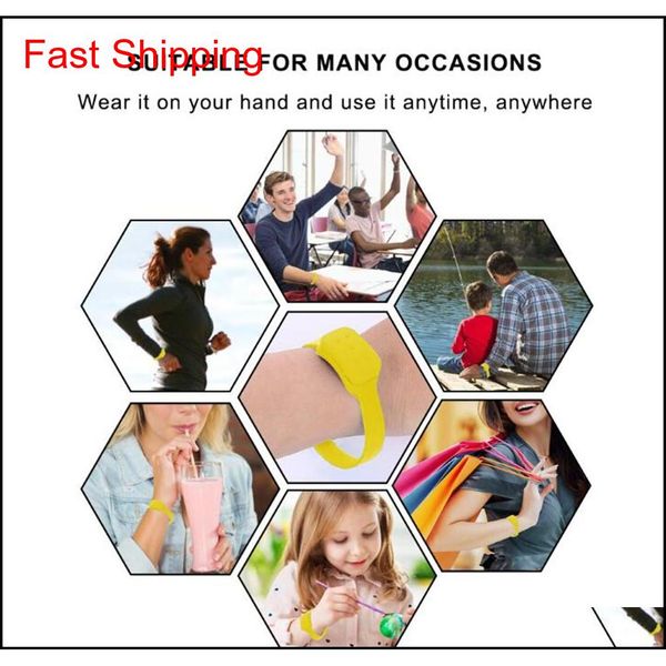 

adjustable hand sanitizer wristband hand sanitizer dispenser portable bracelet pump with installable wris qylncx bdetoys