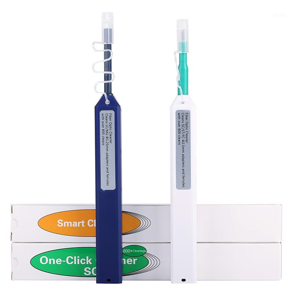 

fiber optic equipment lc/sc/fc/st one-click cleaner tool 1.25mm and 2.5mm cleaning pen universal connector 800 cleaner1