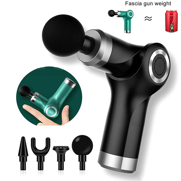 

usb massager gun mini foldable electric body muscle deep fascia massager relaxation massage fitness massageador1
