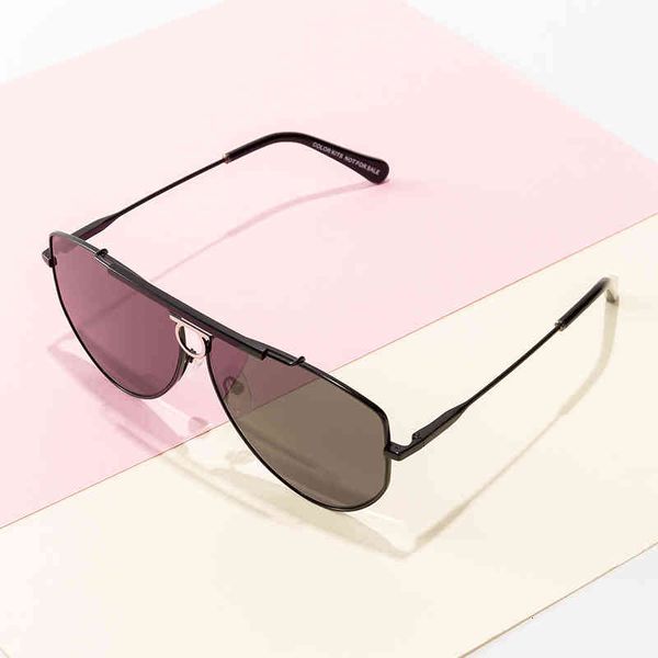 

sunglasses metal avant-garde style gradient round frame color changing clip glasses men's and women's, White;black
