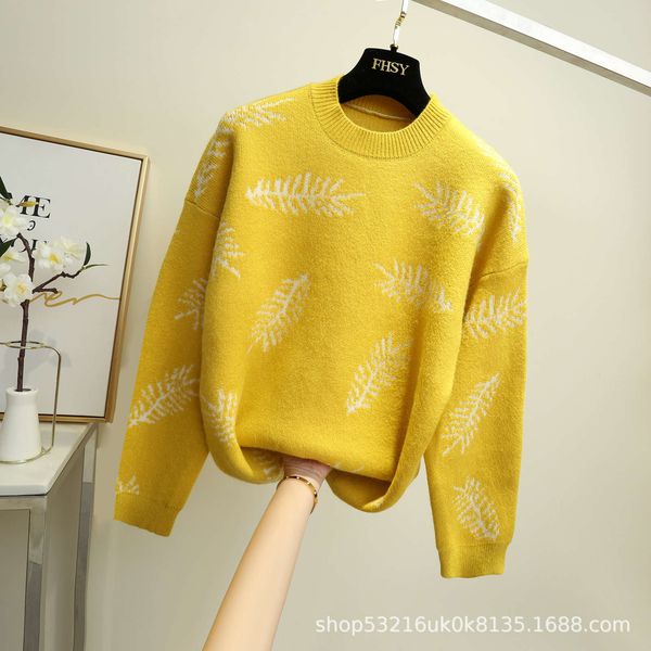 

new women's pullover in autumn and winter 2020, White;black