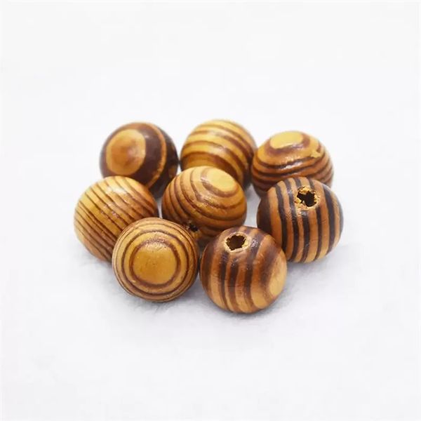 

genuine 500 pcs/lot 6 sizes for wood spacer wooden beads fit for bracelet necklace diy jewelry making 14 w2, Black