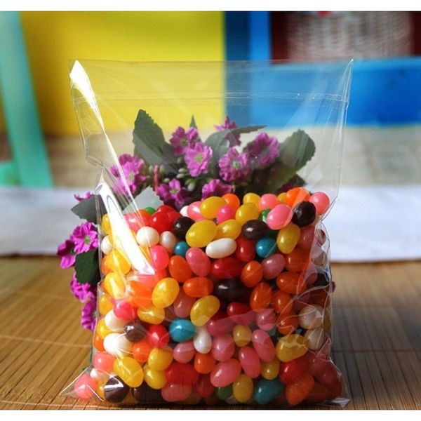 

16x24cm transparent opp self adhesive cello cellophane wraps clear cello flat treat cookies snack storage bags self jlluoe fight2010