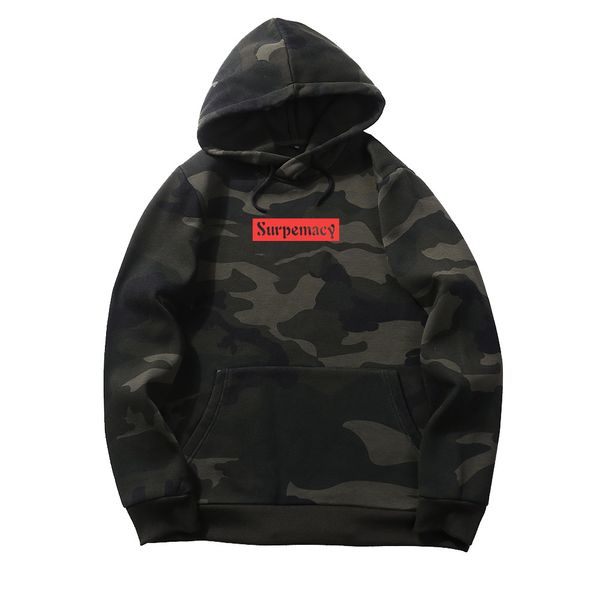 

camouflage military color 2021 sports sweatshirt men long sleeve warm hooded hoodie casual all-match handsome brand hoodie, Black