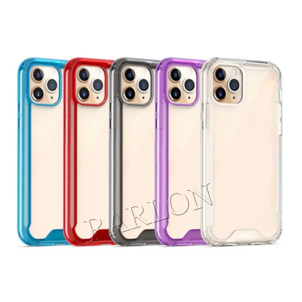 

new arrival transparent case design case for iphone 12 mini 12pro 11 pro max xs xr 6s 7 8 plus clear pc back cover for samsung s20 note 20