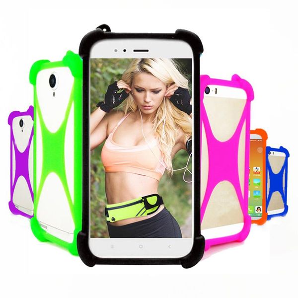 

2020 universal phone case for 4 strike view selfie max case silicone bumper cell phone elastic stretch cover soft skin cases