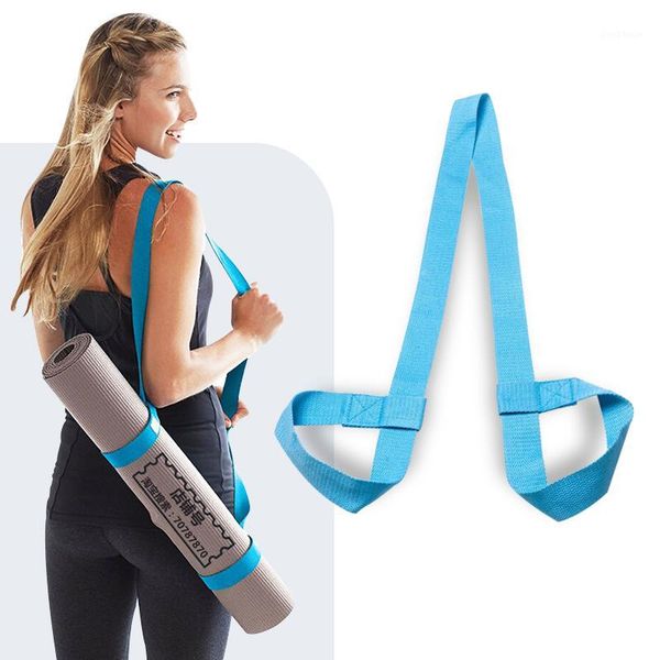 

resistance bands adjustable yoga belt cotton durable mat strap waist leg exercise stretch fitness elastic1