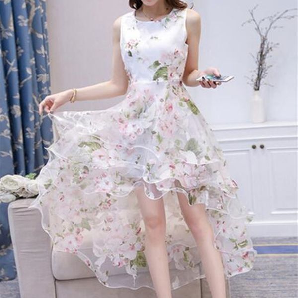 

2021 new low summer vintage retro of sleeveless short-front women back rents organza elegant ladies dress party 5zgi, Black;gray