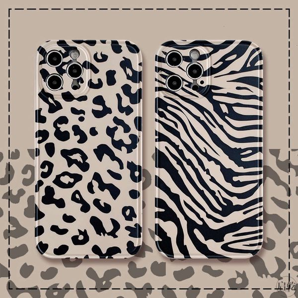 

leopard zebra pattern for 11 mobile phone case vip 12pro fashion brand net red xr / xsmax personality creativity 7 / 8plus female se2 /4fre