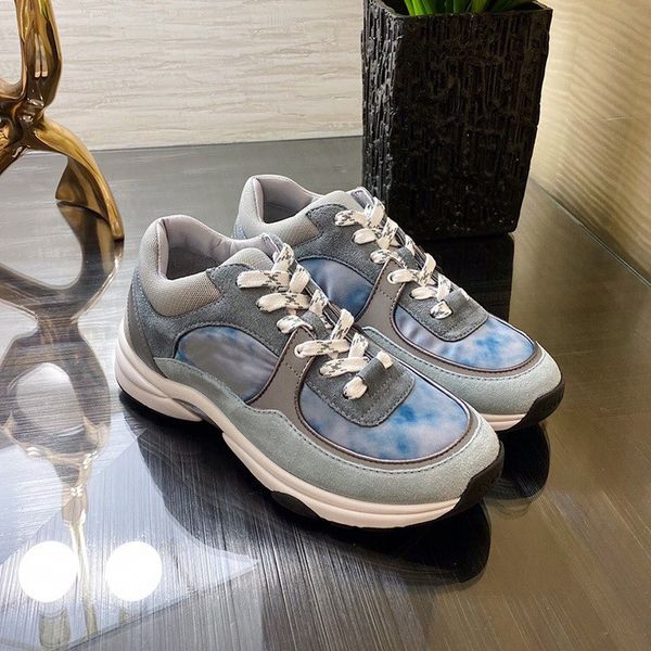 

shipped within 25 days] new winter rainbow casual shoes sneakers mens womens increase platform shoe vintage suede leather sneaker trainers, Black