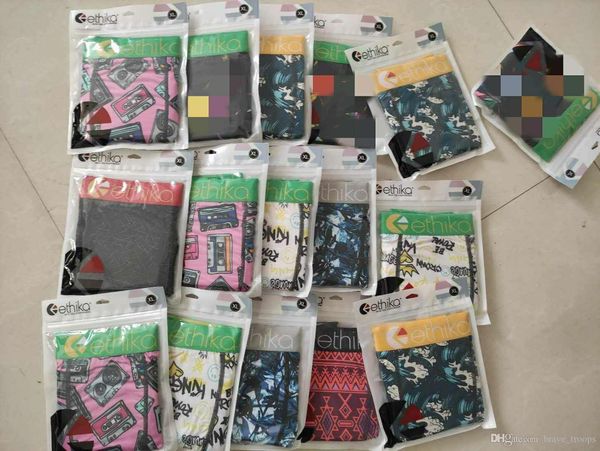 

promotion method random ethika men's skateboard sports underwear boxer hip hop rock special fashion street quick dry underwear121