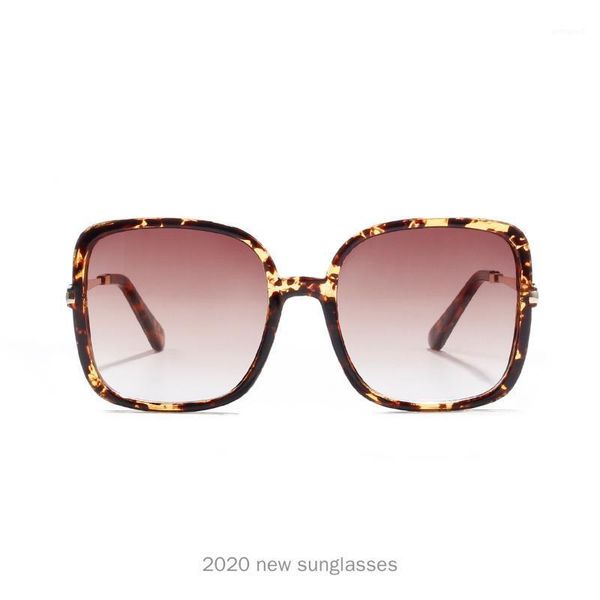 

sunglasses oversized square for women half metal men big sun glasses ladies uv400 black brown summer nx1, White;black