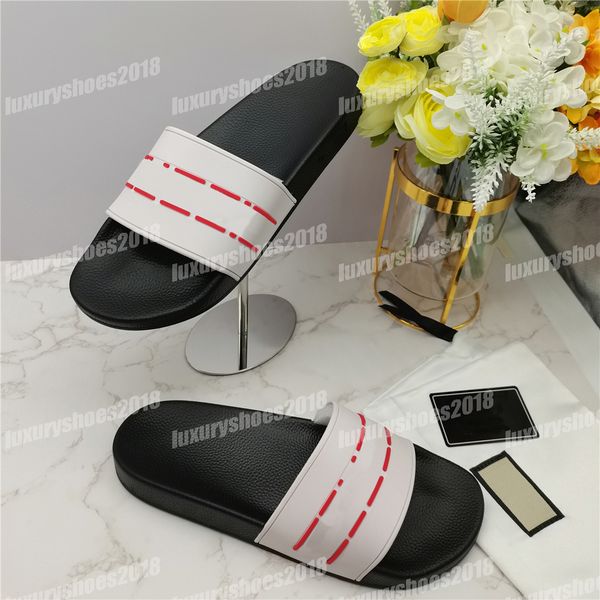 

men women rubber wide summer beach slippers slide flip flops mens gear bottoms beach causal slippers women floral embroidery italy flip flop, Black