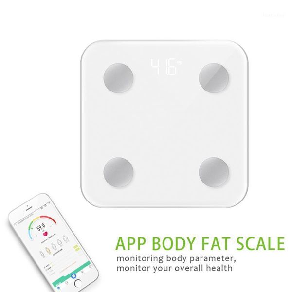 

bathroom & kitchen scales bluetooth electronic scale body fat weight weighing for digital toughened glass lcd display1
