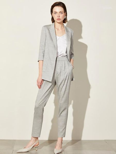 

2020 new fashion casual women's clothing linen suit british style casual blazer women1, White;black