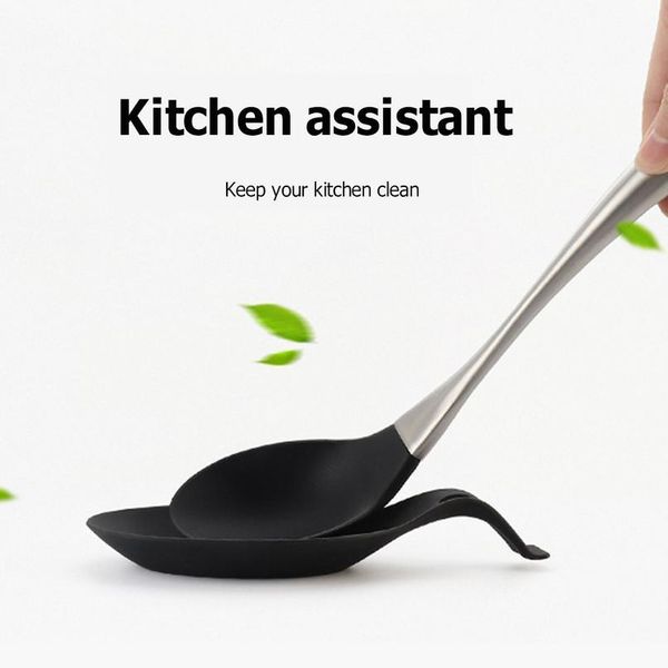 

sile spoon rest pad kitchen utensils spatula heat resistant placemat si bbyozq
