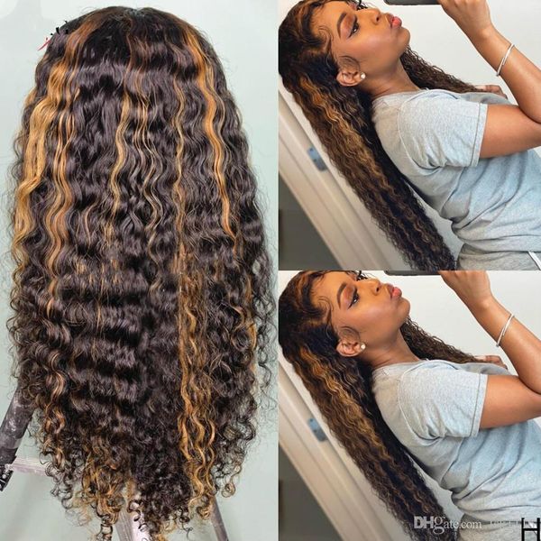 

colored 360 curly lace front human wigs with baby 250 density medium ratio non-remy wig