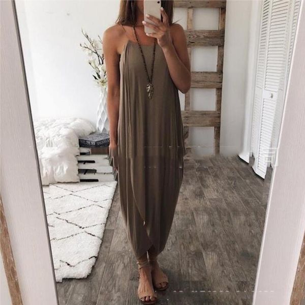 

womens dresses summer fashion casual womens dress casual natural irregular dress female drop shipping good quality, Black;gray