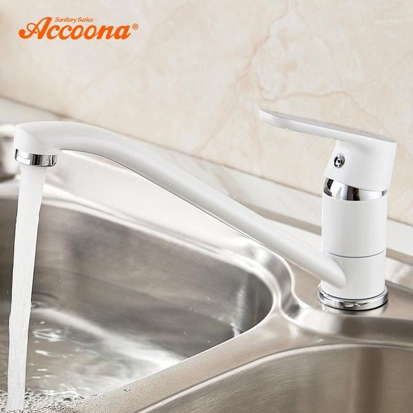 

kitchen faucets accoona faucet polished spray paint single handle swivel spout vessel sink mixer tap zinc alloy a41661
