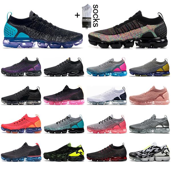 

fly 2.0 knit running shoes for men women black metallic gold night purple punch pink blast breathable outdoor trainer sport sneakers