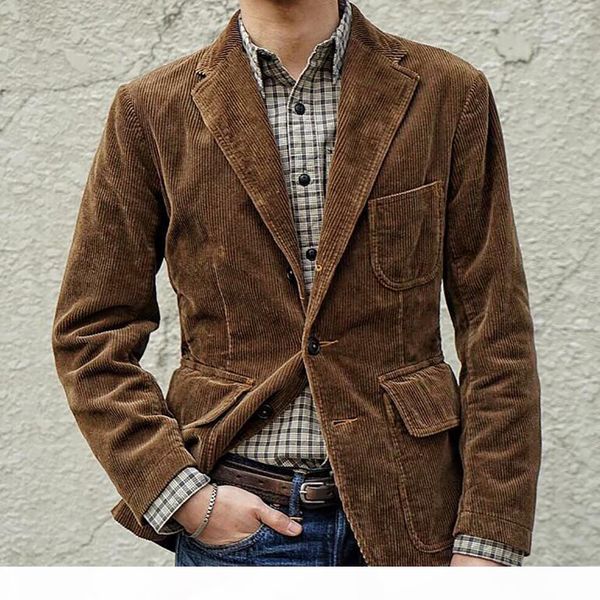 

mens corduroy blazers solid color casual corduroy single breasted suit men blazer masculino clothing vetement, White;black