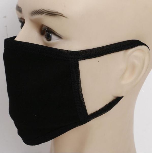 

cotton face reusable mouth pm2.5 mask anti-dust man woman cycling wearing black fashion masks in stock