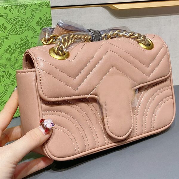 

2gs marmont makaron chain designer bags crossbody bags shoulder bag 3sizes 27 model luxury fashion classic woman bag tote handbag wallet clu
