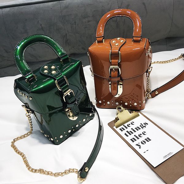 

hansomfy 2019 new famous brand diamond box handbags mini cube brand original design crossbody bag for women messenger bags yy-76 c0121