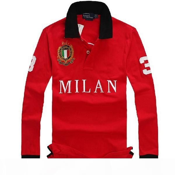 

fashion-men long sleeve designer polo t shirt wiembroidery technology cotton fashion casual polo t shirt, White;black