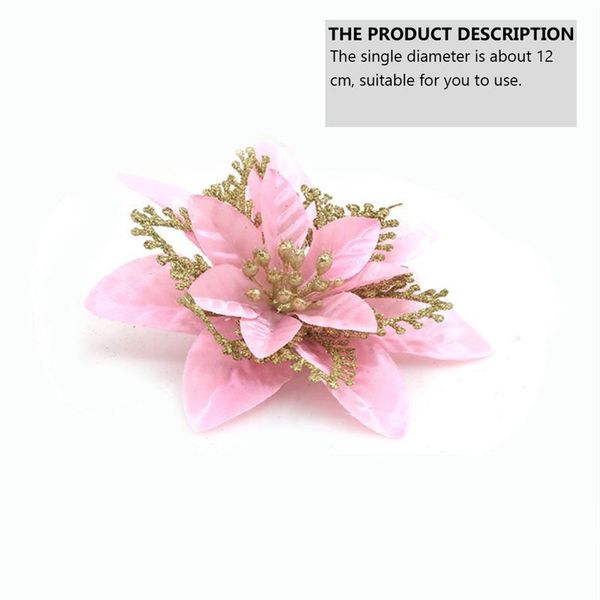 

5шт имитация цветов рождественская елка подвеска цветок подвеска xmas цветок подвеска партии декор для рождественской вечеринки jllmeq jhhom