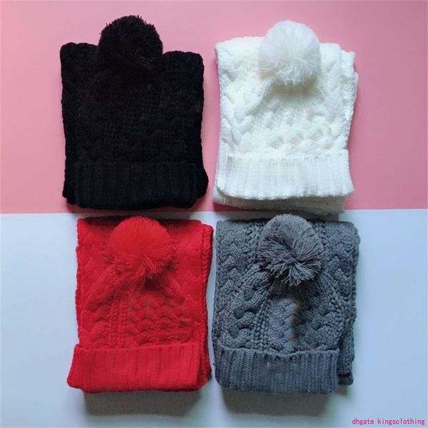 

autumn and winter knitted hat suit men and women beanie + scarf suit designer, Blue;gray