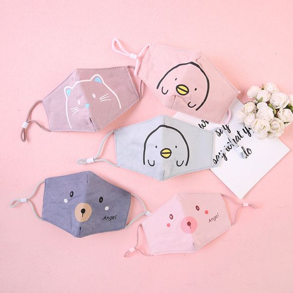

children baby windproof and cartoon autumn girls 0-3-5-8 years old boys cotton mask tide