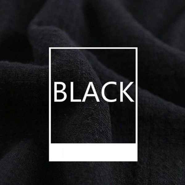 

130x100cm curtain cloth diy clothing fabric linen cloth handmade soft sewing textile cotton linen craft tablecloth patchwork, Black;white