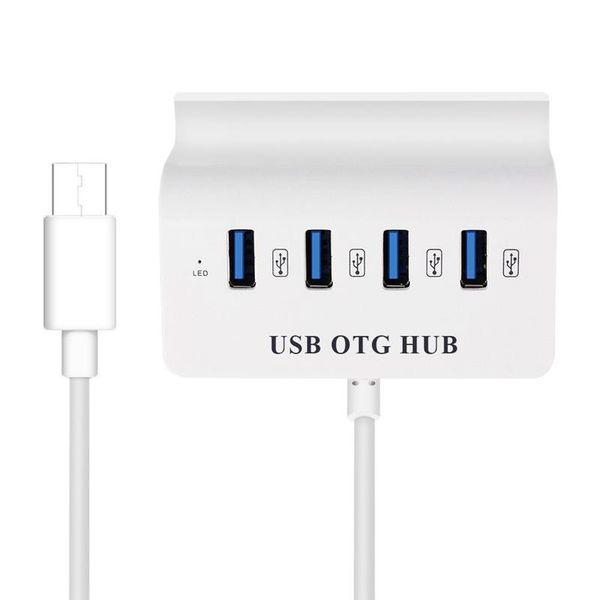 

type-c для usb 2.0 4 порта usb hub c spiliter otg адаптер для ноутбуков смартфон расширения стенд hub