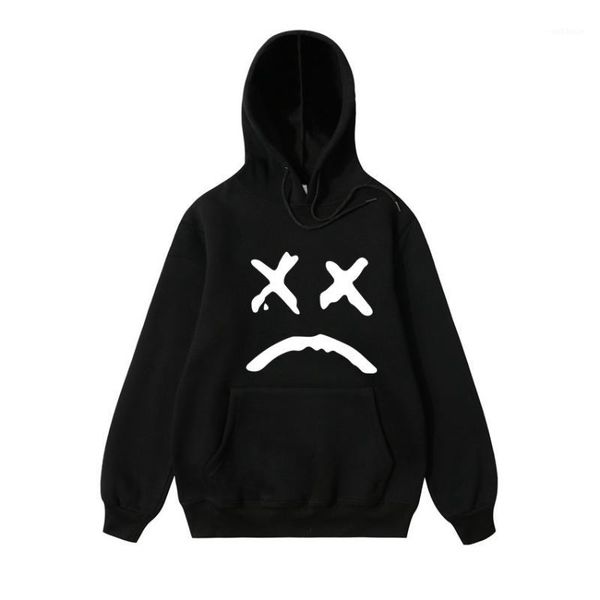 

lil peep hoodies hell boy lil.peep men/women hooded pullover male/female sudaderas cry baby hood hoddie sweatshirts love1, Black