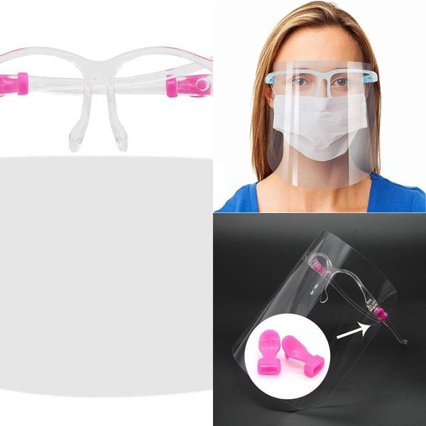 

from pin protective goggle reusable shield face anti-fog transparent splash layer protect eyes oil visor pink aldfh