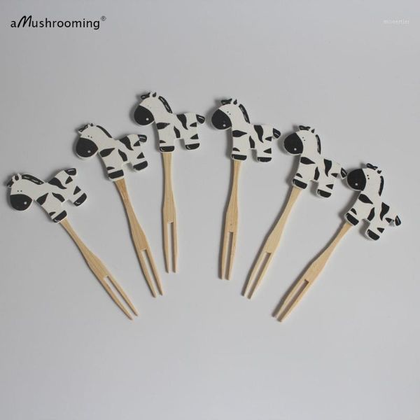

forks 12 handmade black zebra birthday fruit zoo jungle theme party cake er table decoration1