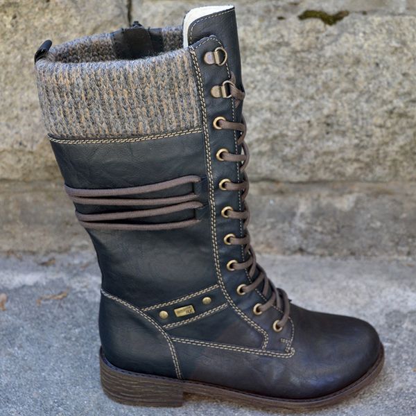 

2021 новая базовая женская зимняя середина теленка tolf toe boots zip украшение женская горячая обувь pvi9, Black