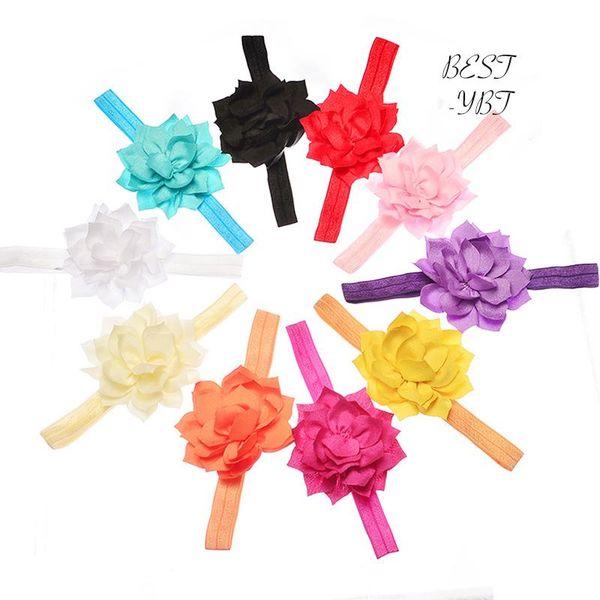

hair accessories lovely baby girl elastic hairband children wear for kids head band flower headband floral, Slivery;white