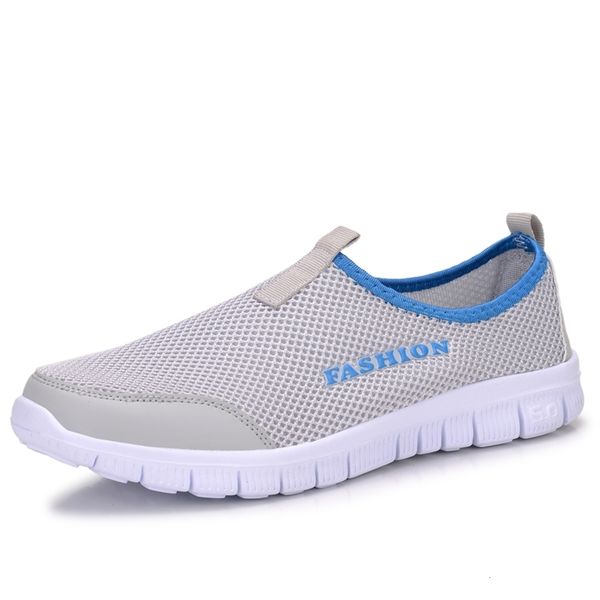 

slip on men's summer sneakers breathable mesh women running shoes outdoor lightweight man woman jogging shoes sports footwear 40